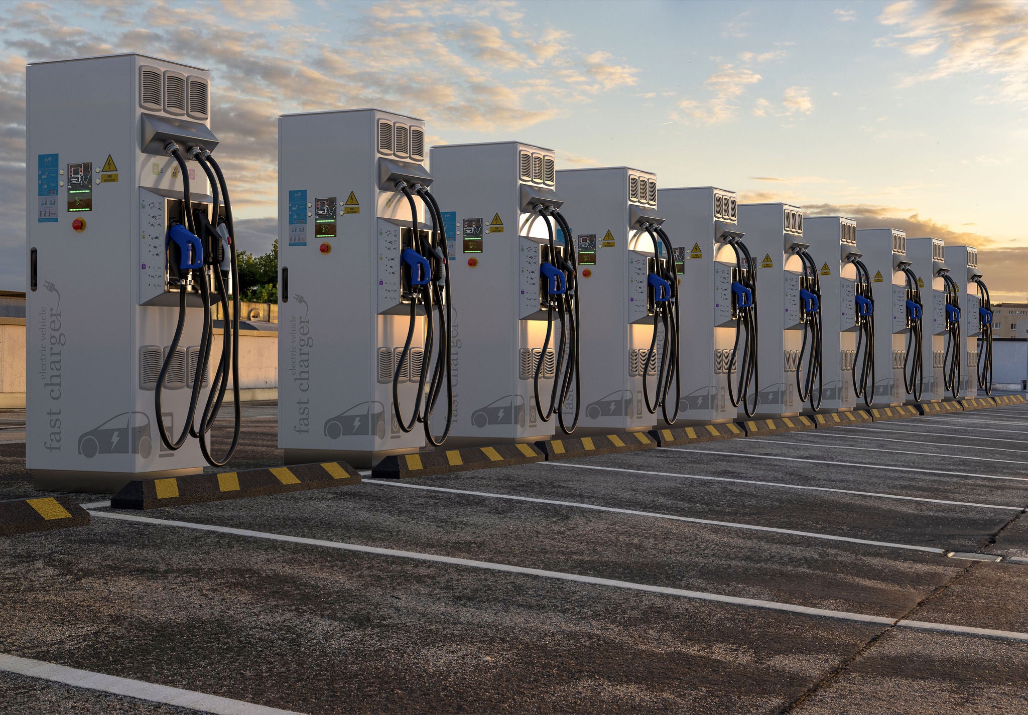  electric car charging stations