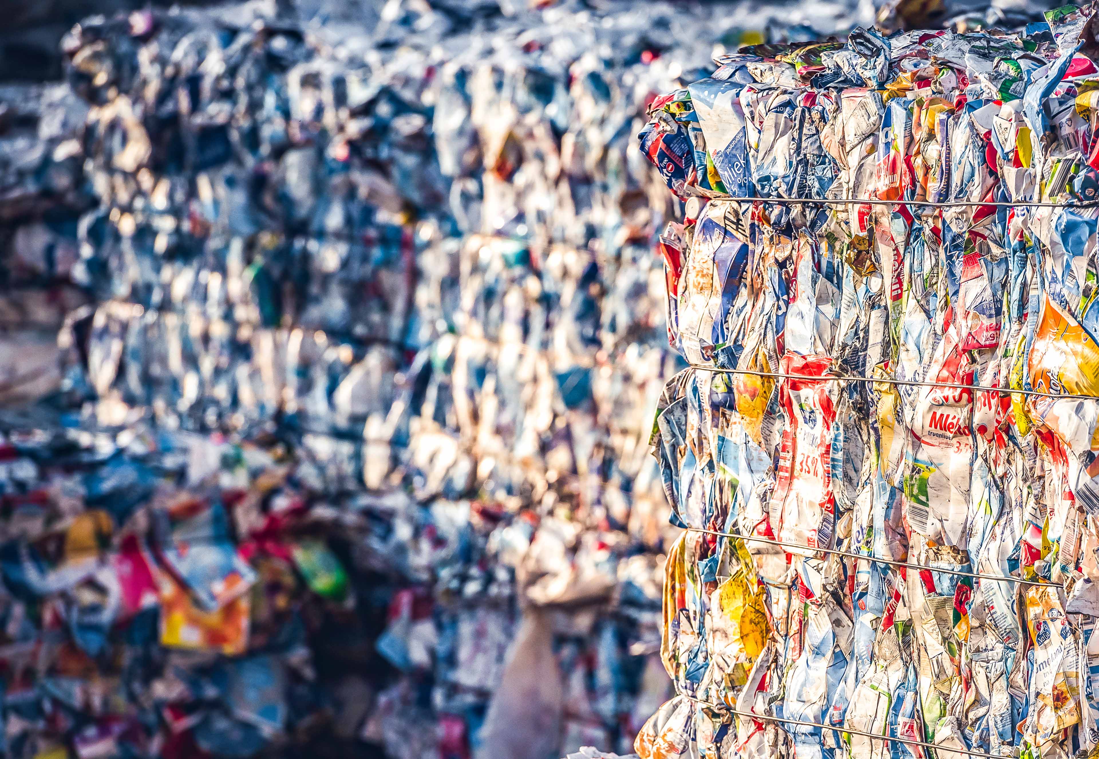 Recycling and storage of waste for further disposal